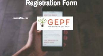 GEPF Self-Service Online Registration Form