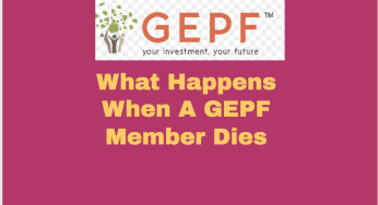 What Happens When A GEPF Member Dies