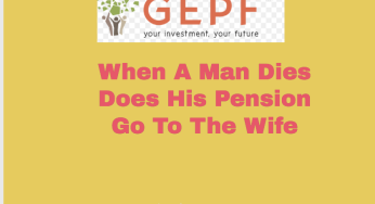 When A Man Dies Does His Pension Go To The Wife