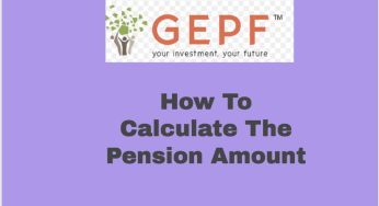 How To Calculate The Pension Amount