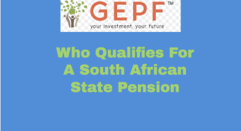 Who Qualifies For A South African State Pension