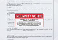 Indemnity In South Africa