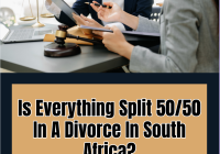 Is Everything Split 50/50 In A Divorce In South Africa?