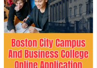 Boston City Campus And Business College Online Application 2027-2028