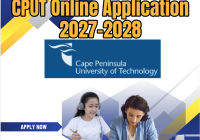 CPUT Online Application 2027-2028