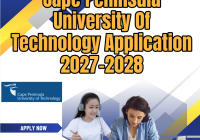 Cape Peninsula University Of Technology Application 2027-2028
