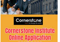 Cornerstone Institute Online Application 2027-2028