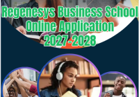 Regenesys Business School Online Application 2027-2028