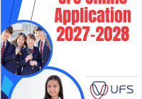 UFS Online Application 2027-2028