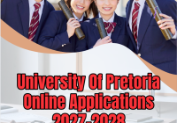 University Of Pretoria Online Applications 2027-2028