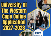 University Of The Western Cape Online Application 2027-2028