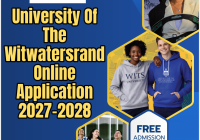 University Of The Witwatersrand Online Application 2027-2028