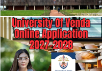 University Of Venda Online Application 2027-2028