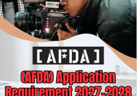 (AFDA) Application Requirement 2027-2028