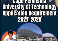 Cape Peninsula University Of Technology Application Requirement 2027-2028