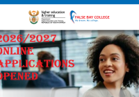 False Bay TVET College Online Application Form 2026-2027 PDF