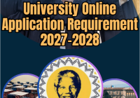 Nelson Mandela University Online Application Requirement 2027-2028
