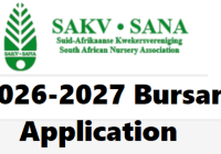 South African Nursery Association (SANA) Bursary 2026-2027