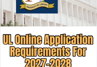 UL Online Application Requirements For 2027-2028