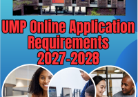 UMP Online Application Requirements 2027-2028