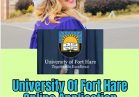 University Of Fort Hare Online Application Requirements For 2027-2028