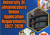 University Of Johannesburg Online Application Requirements 2027-2028