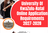 University Of KwaZulu-Natal Online Application Requirements 2027-2028