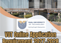 VUT Online Application Requirement 2027-2028