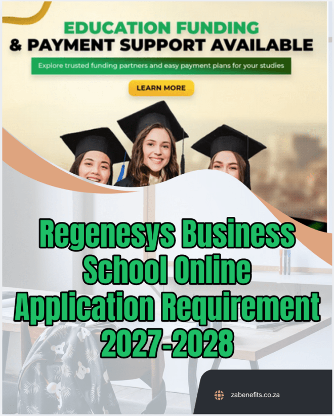 Regenesys Business School Online Application Requirement 2027-2028