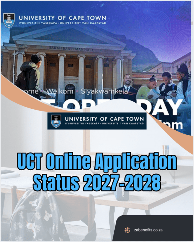 UCT Online Application Status 2027-2028