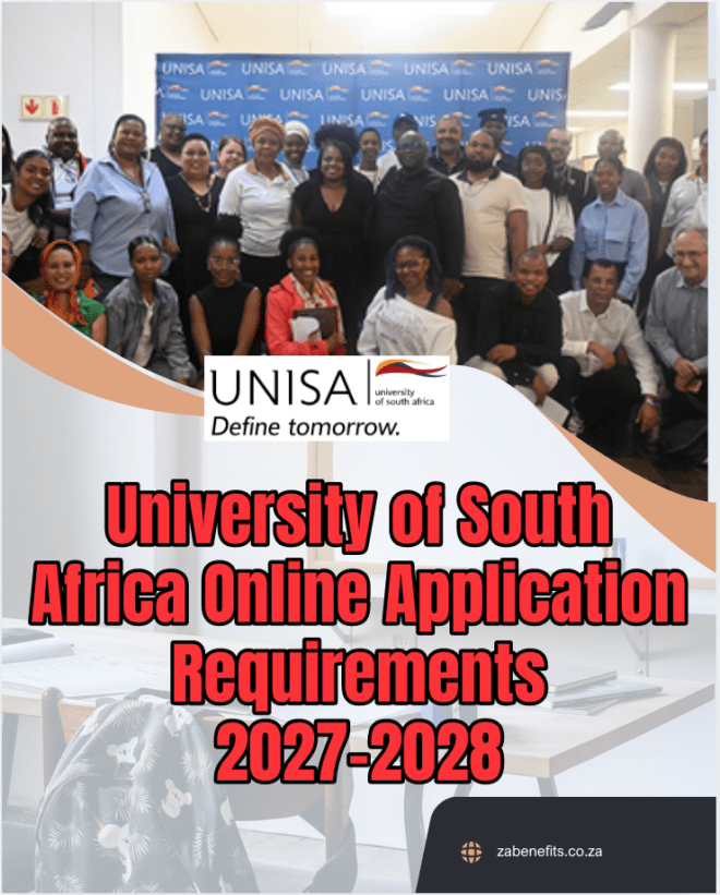 University of South Africa Online Application Requirements 2027-2028