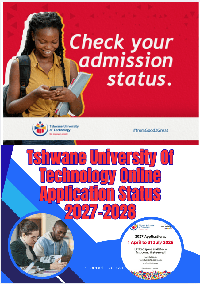 Tshwane University Of Technology Online Application Status 2027-2028
