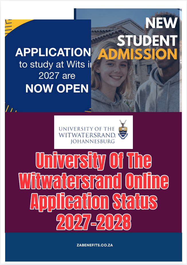University Of The Witwatersrand Online Application Status 2027-2028