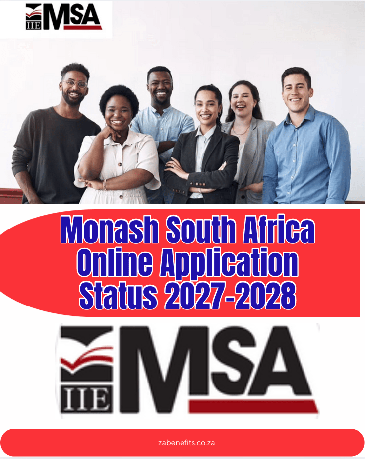 Monash South Africa Online Application Status 2027-2028