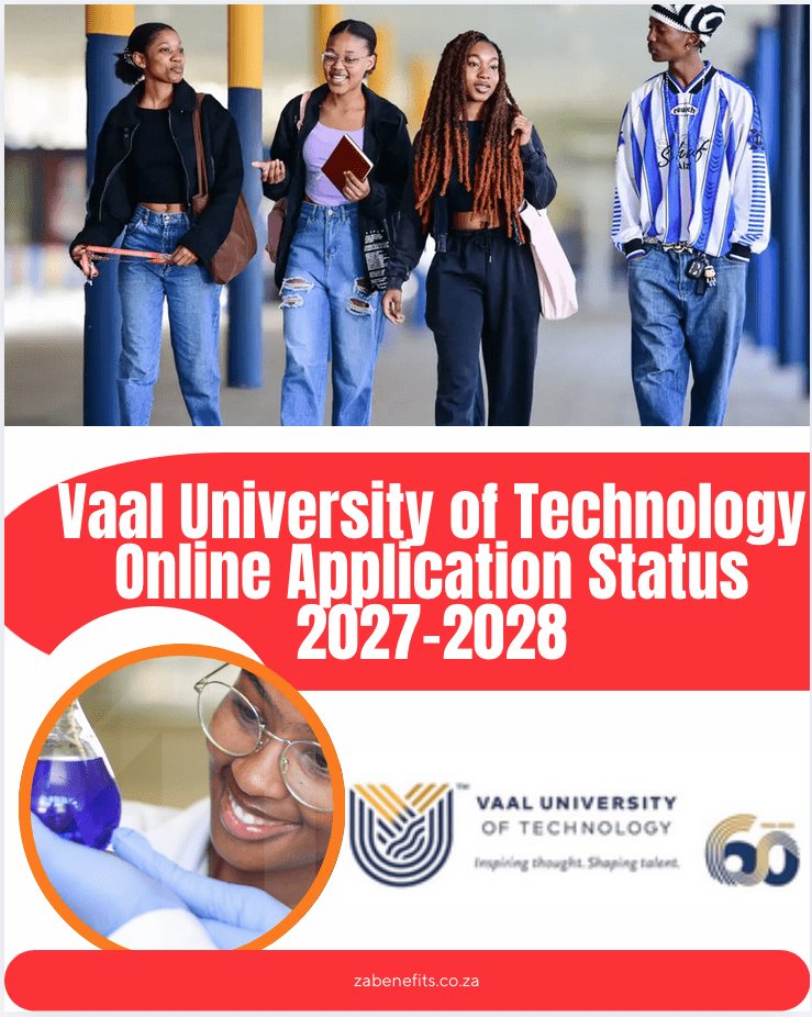 Vaal University of Technology Online Application Status 2027-2028
